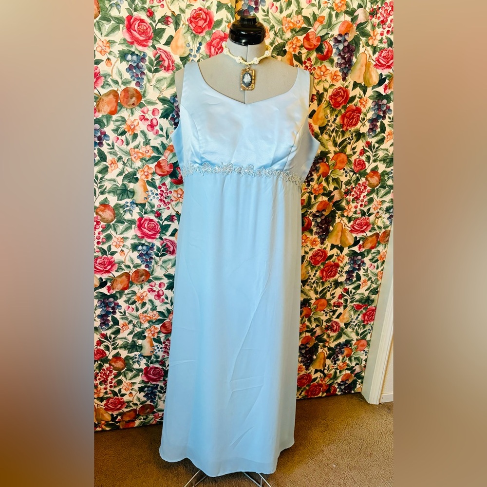 Bridgerton, Light Blue, Regency Vintage Prom Gown, XXXL